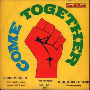Aerosmith / John Travolta Olivia Newton John / Showaddywaddy / Foxy Come - Picture 1 of 3