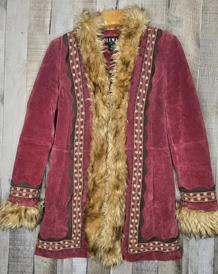 MIXIT Penny Lane Coat Size Small Y2K Vintage Almost Famous Eternal Sunshine Red - Image 1 of 4