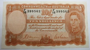 Australien Großbritannien 10 Schilling 1939 ss Sheehan & McFarlane George VI #P25a - Bild 1 von 7