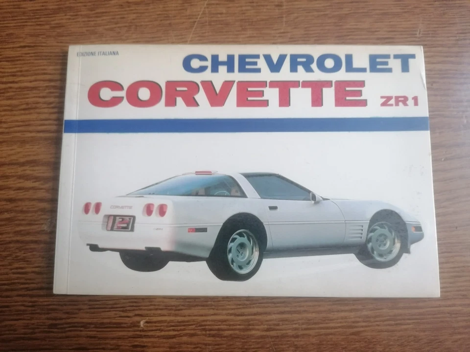 chevrolet corvette zr1 libretto libro manuale uso e manutenzione book owners - Immagine 1 di 4