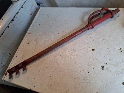 Vtg Very Rare Red Long Boat Clamp On Metal Fishing Rod Holder Adjustable Angle ? - Image 1 of 4