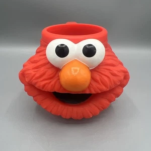 Sesame Street Red Elmo Plastic Childrens Cup Mug Applause 1994 - Picture 1 of 8