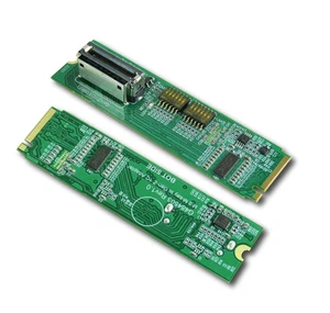 Adattatore M.2 M-key PCIe Gen4 con ReDriver a Gen-Z 1C (EDSFF) - Foto 1 di 5