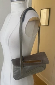Rare miu miu vintage suede Runway Campaign Technical Hand Bag SS2000 Collection - Picture 1 of 9