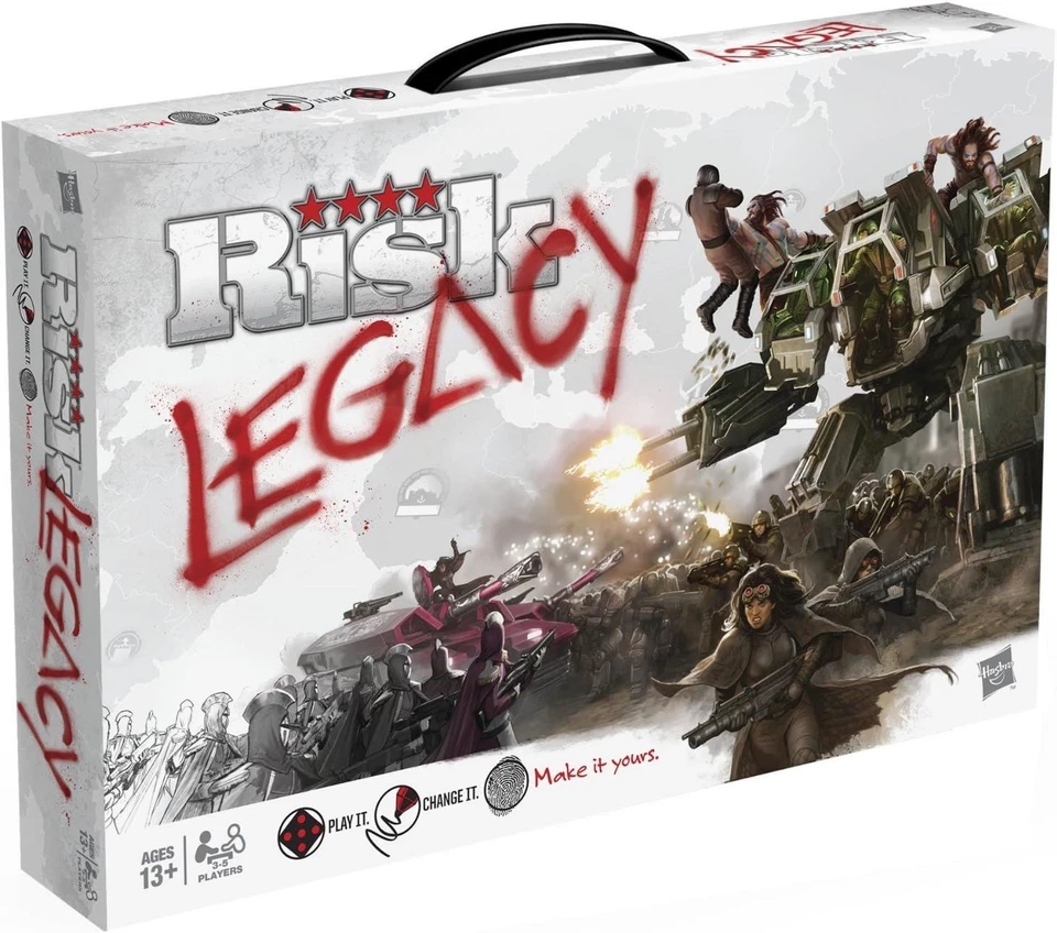 Risk Legacy F3156 Strategy Board Game (Avalon Hill) - Image 1 of 4