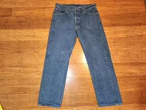 Vintage 90er Levi's 501XX Button Fly Shrink To Fit Herren 36x32 (34x29) - Bild 1 von 17