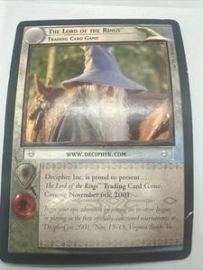 Lord of the Rings TCG GANDALF/MORIA ORCS Double-sided Oversized Promo NO NUMBER - Picture 1 of 5