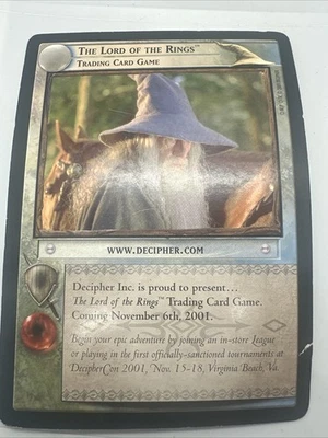 Lord of the Rings TCG GANDALF/MORIA ORCS Double-sided Oversized Promo NO NUMBER - Image 1 of 4