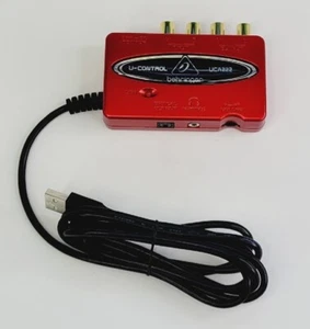 Behringer U-Control UCA222 USB Audio Interface Red - Picture 1 of 5