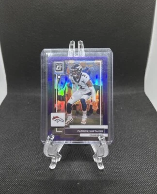2022 Panini Donruss Optic Purple Patrick Surtain II /50 #62 Broncos  - Image 1 of 2