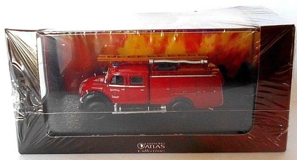 MAGIRUS -Deutz MERCUR Vigili del Fuoco Scala 1:72 Atlas [105] - Immagine 1 di 1
