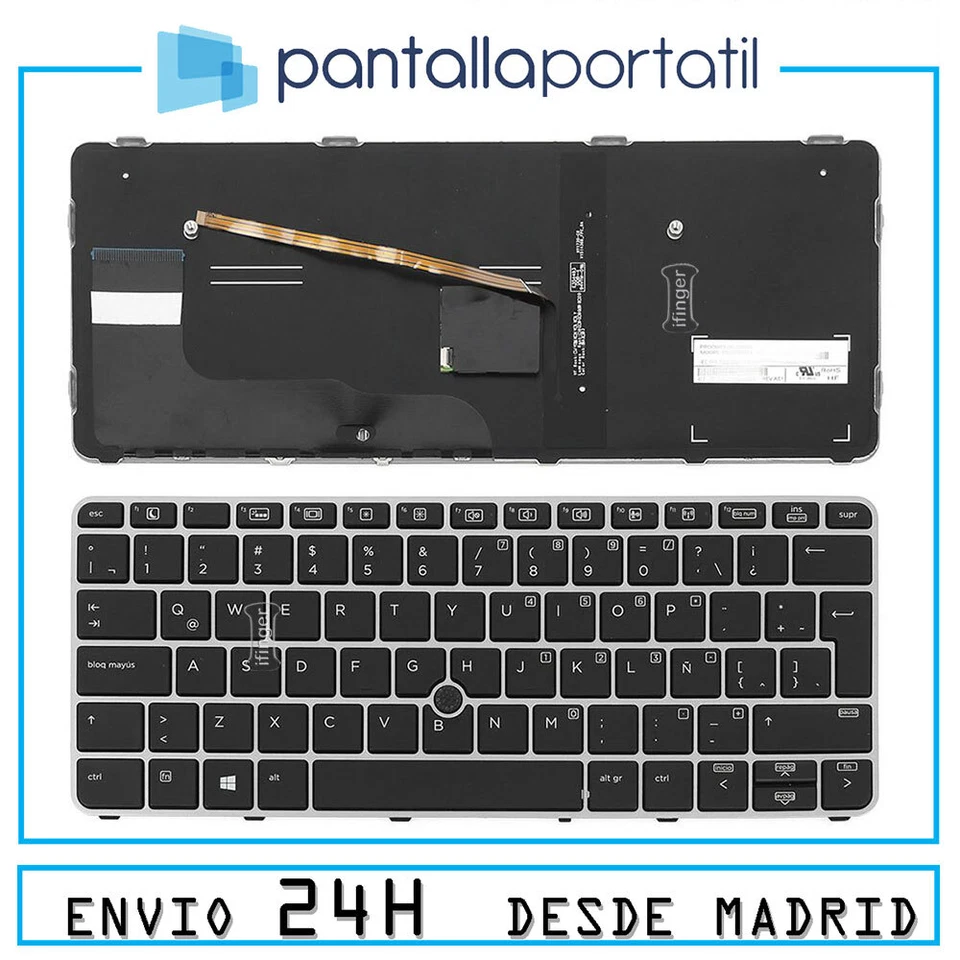 Teclado Hp Elitebook 820 G3 G4 Retroiluminado Point Stick Español backlite - Imagen 1 de 1