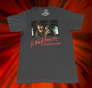 Neu Nightmare on Elm Street Freddy Krueger Foto klassisch grau Herren T-Shirt - Bild 1 von 2
