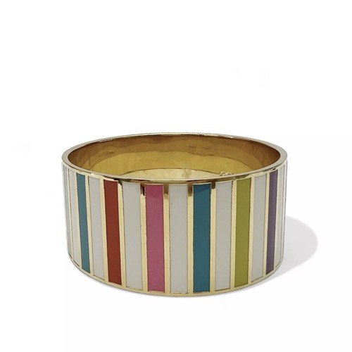 Bracciale Kate Spade NY Go To Town Multicolore Striscia Arcobaleno Smalto Largo