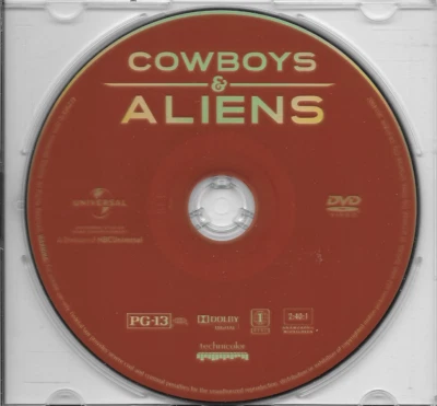 Cowboys & Aliens Standard Edition 2011 DVD Like New DISC ONLY - Image 1 of 2