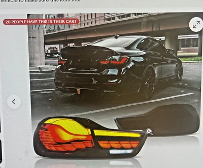 Luces traseras LED tintadas para BMW Serie 4 14-16 428i 435i 17-20 430i 440i/15-20 M4 Foto 1 de 4