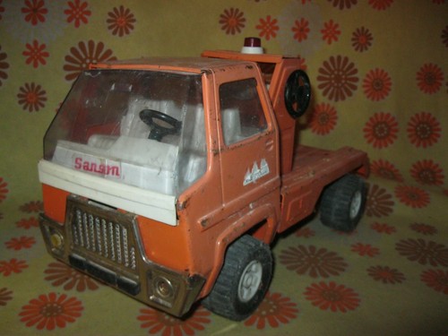 ANCIEN CAMION JOAL Boite Pegaso Citerne Campsa Tole 1975 Dinky Solido