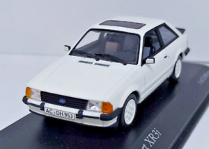 1982 Ford Escort XR3i Mk3 White Minichamps 1/43 Scale Limited Edition Model