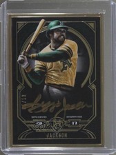 2017 Topps Museum Collection Framed Gold Frame /10 Reggie Jackson Auto HOF