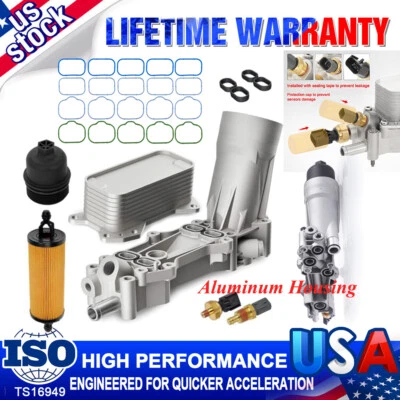 Aluminum Oil Cool Filter Housing Assembly For Ram ProMaster 1500 2500 3500 3.6L - Image 1 of 4