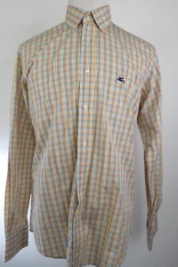 Camisa de vestir multicolor Etro Vila Spartaco 3 para hombre talla 42 hecha en Italia - Imagen 1 de 8
