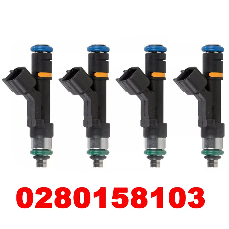 Genuine Set of 4 OEM Fuel Injectors For 2006-2012 Mazda 3 2.0L 0280158103 Foto 1 de 1