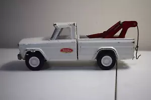 Vintage Tonka | Jeep 9" Wrecker Tow Truck | Pressed Steel | 1970s White - Picture 1 of 8