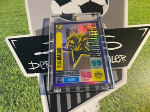 Topps Match Attax Chrome Bundesliga 20/21 /299 Purple Card Haaland Dortmund MR-2 - Picture 1 of 3