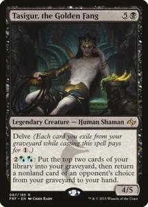 Jugado 87 Tasigur, el colmillo dorado raro destino reforjado FRF Magic The Gathering - Imagen 1 de 1