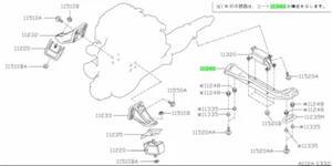 Member Assembly Engine Mounting Rear For: Nissan Skyline R32 GTR BNR32 89-94 - Picture 1 of 1