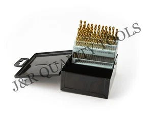60 Pc Titanium Nitride Coated Numbered Drill Bit Set #1 ~ #60 (0.228"-0.04) - Picture 1 of 2