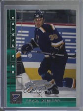2001 ITG Be A Player Memorabilia Emerald All-Star Fantasy 1/1 Pavol Demitra 0c3