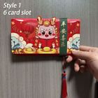 1Pcs Dragon Year Red Envelope Multiple Card Slots Chinese New Year