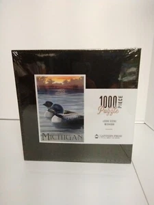 Lantern Press -  Loons Scene Michigan Puzzle - 1000 pcs new - Picture 1 of 4