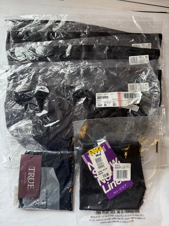 LOTE BRAGUITAS 6M NEGRO JOCKEY TRUE NAOMI NICOLE NUEVO CON ETIQUETAS Foto 1 de 1