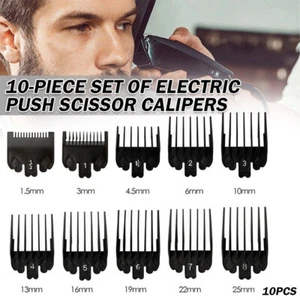 10X For WAHL Hair Clipper Limit Comb Guide Trimmer Guards Attachment 1.5~25mm. - Picture 1 of 12