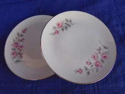 ХЛЕБНЫЕ ТАРЕЛКИ West Bend Rose Rhapsody (2) - НАБОР из ДВУХ предметов в комплекте - Изображение 1 из 4