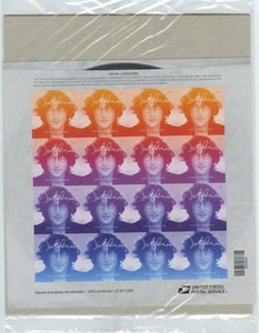 #5312-5315 JOHN LENNON Sheet of 16 stamps Mint Never Hinged. SEALED!!! - Picture 1 of 1