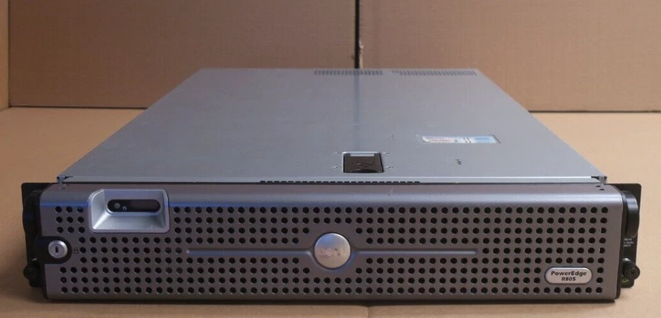 Dell PowerEdge R805 2x AMD 4C Opteron 2350 24GB RAM 2x 160GB HDD 2U Rack Server - Image 1 of 4