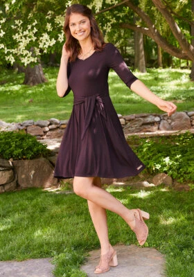 女式 Matilda Jane Moments with you Class Reunion 连衣裙 L 码大号全新带标签 — 第 1/4 张图片