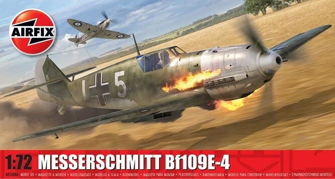 Airfix A01008B Messerschmitt Bf109E-4 Classic Kit Kit di modellin