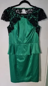Designer Review dress size 12 Aus peplum style, as new condition - Picture 1 of 10