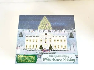 White House Holiday 500 Pc Jigsaw Puzzle 13 x 19 Briarpatch Collectible Edition - Picture 1 of 6