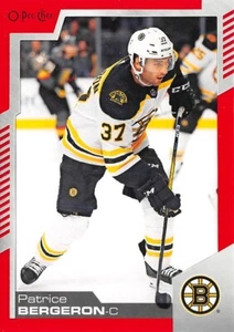 2020-21 O-Pee-Chee Red #43 Patrice Bergeron - Picture 1 of 2