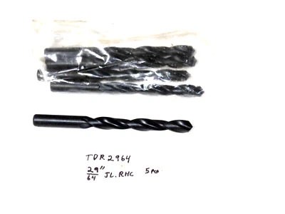 TDR2964) 29/64"(.4531) HSS, JL., BROCAS, GP, 118°., 5 uds. Foto 1 de 3