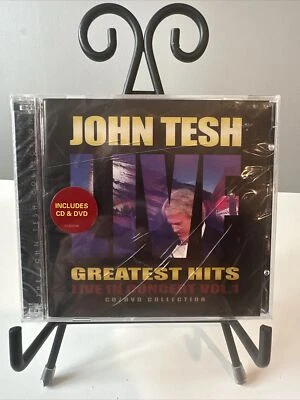 JOHN TESH - Greatest Hits Live 1 (/) - 2 CD - **BRAND NEW/STILL SEALED** Foto 1 de 2