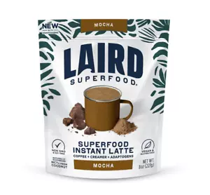 Laird Instant Latte, café + crema + adaptógenos, moca, 8 oz (227 g) - Imagen 1 de 2