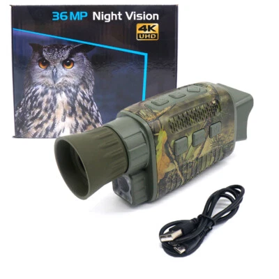 IR Night Vision Monocular Infrared Scope 5X Zoom HD Digital Camera Video  - Image 1 of 4