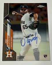 Jose Urquidy - 2020 Topps Chrome - Rookie RC Autographs - #RA-JU - Astros