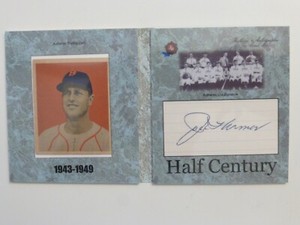 2020 Historic Autographs Half Century JACK KRAMER Cut Auto signed w/1949 Bowman